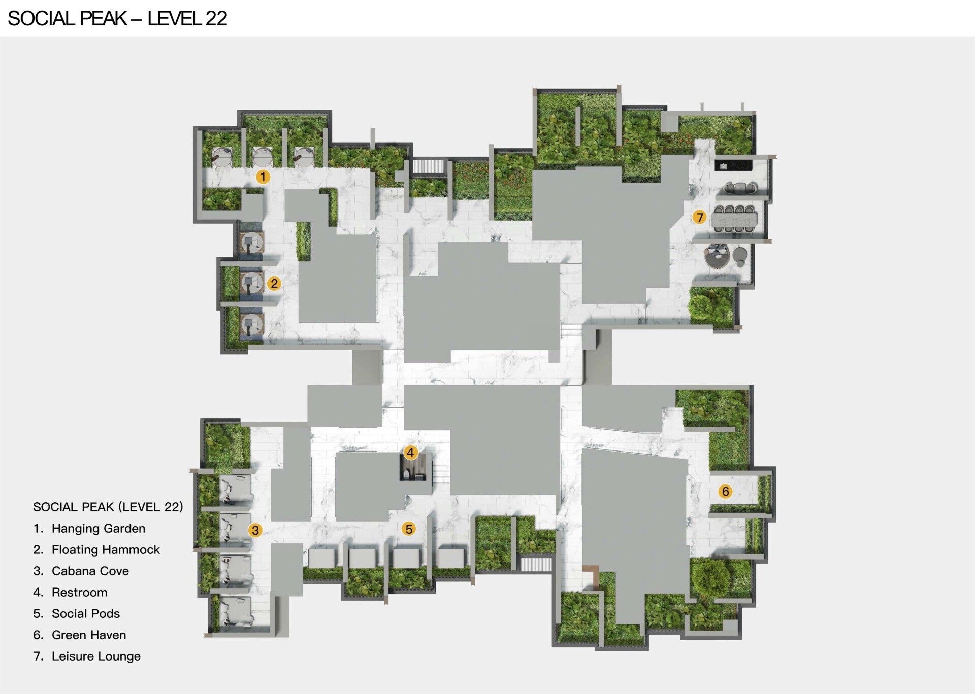 Promenade Peak siteplan